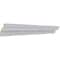 Ekena Millwork 4 5/8"H x 4 1/8"P x 6 1/4"F x 94 1/2"L Helene Leaf Crown Moulding MLD04X04X06HE - alternate 4